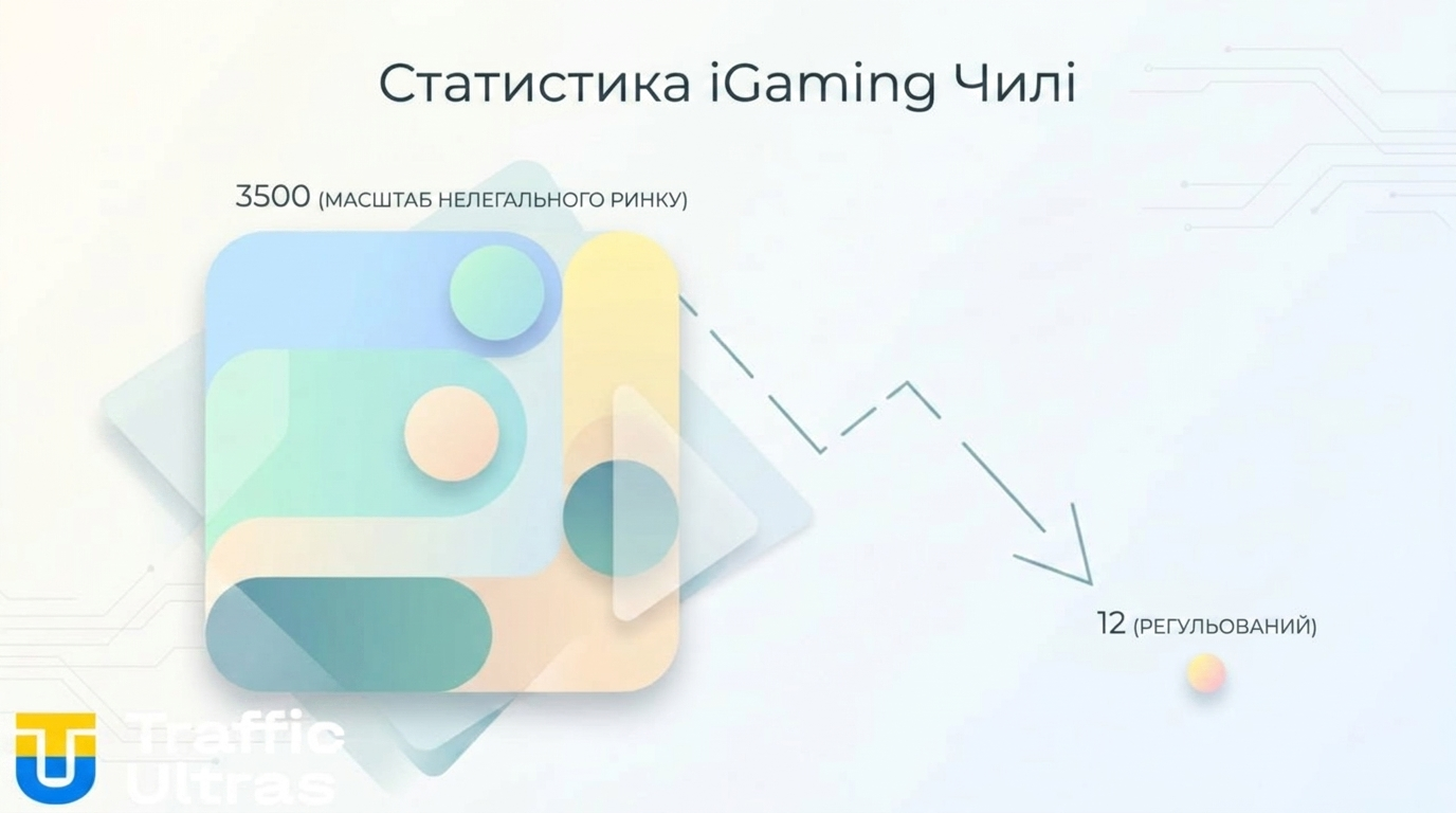  Статистика нелегального iGaming ринку Чилі 3500 платформ