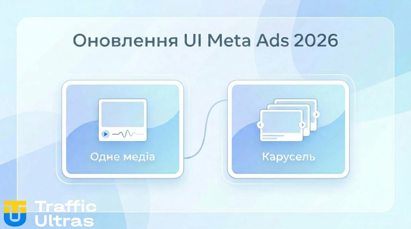  Оновлення інтерфейсу Meta Ads Manager 2026 налаштування форматів