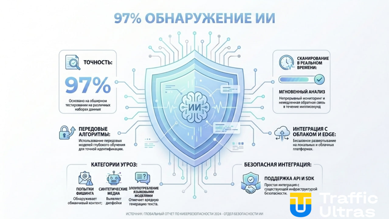 Роль ИИ в модерации Google Ads 2025 — 97% эффективности.