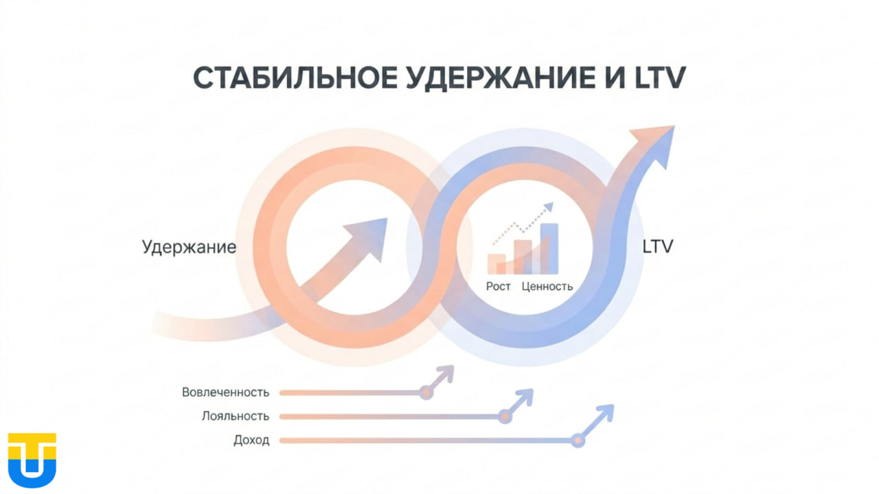 Схема ретеншна и LTV для iGaming офферов в Канаде.