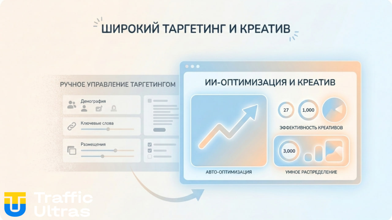 Влияние обновления Meta на таргетинг широкая аудитория и креативы