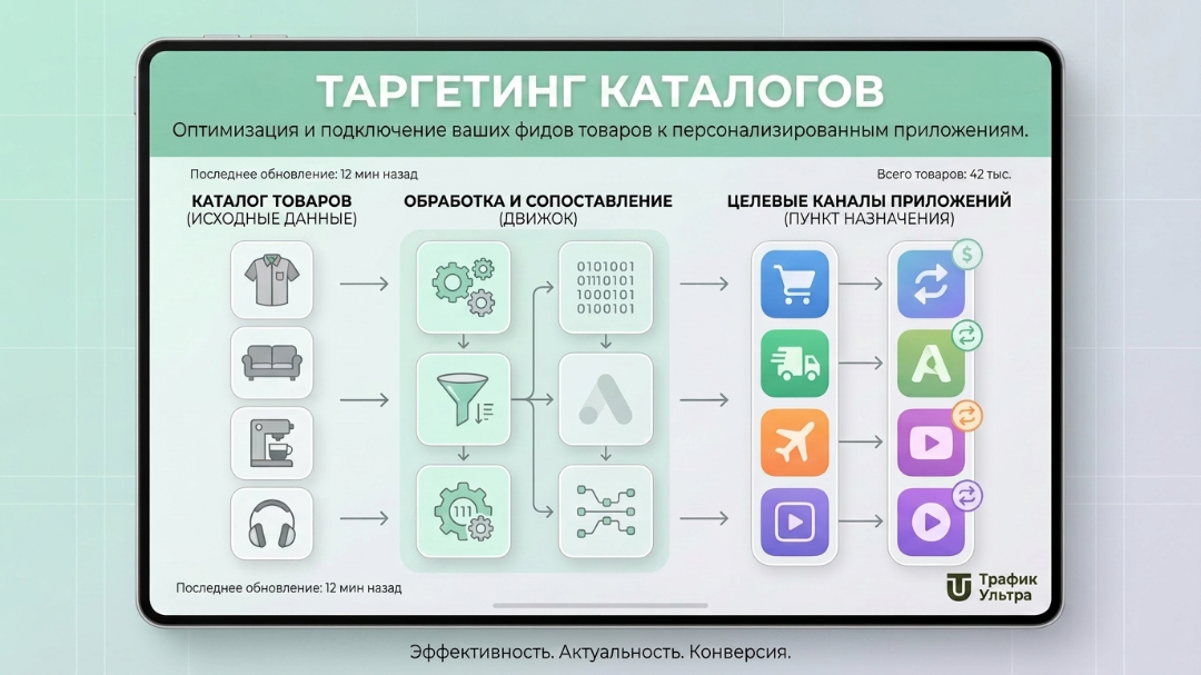 Визуализация First-party Catalog таргетинга