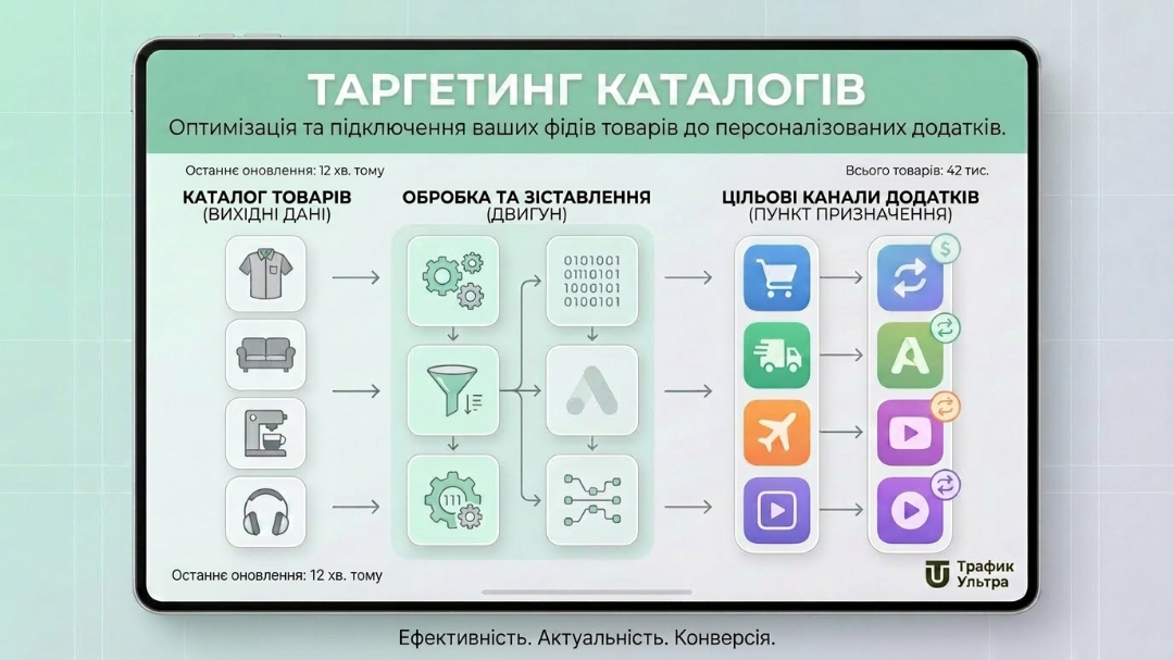 Візуалізація First-party Catalog таргетування