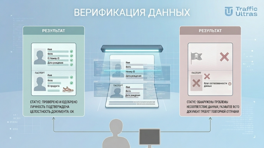 Процесс верификации документов в Google Ads