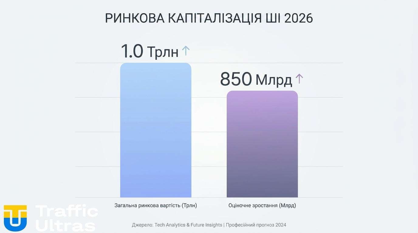 Порівняння капіталізації Anthropic та OpenAI 2026.