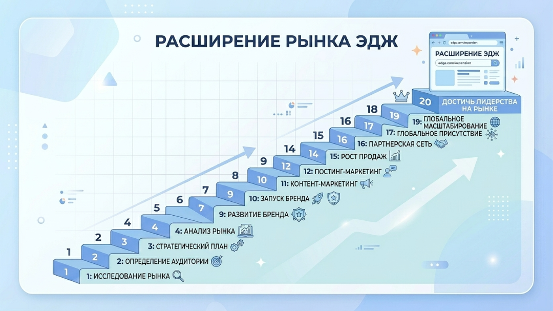 Рост доли рынка браузера Microsoft Edge
