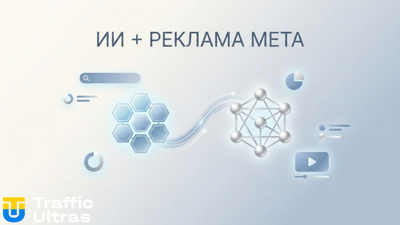 Схема подключения AI к Meta Ads через протокол MCP.
