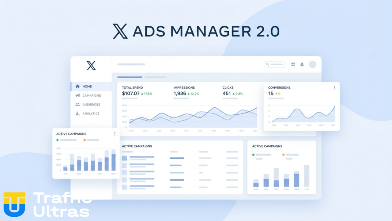 Новый интерфейс Ads Manager 2.0 в X.