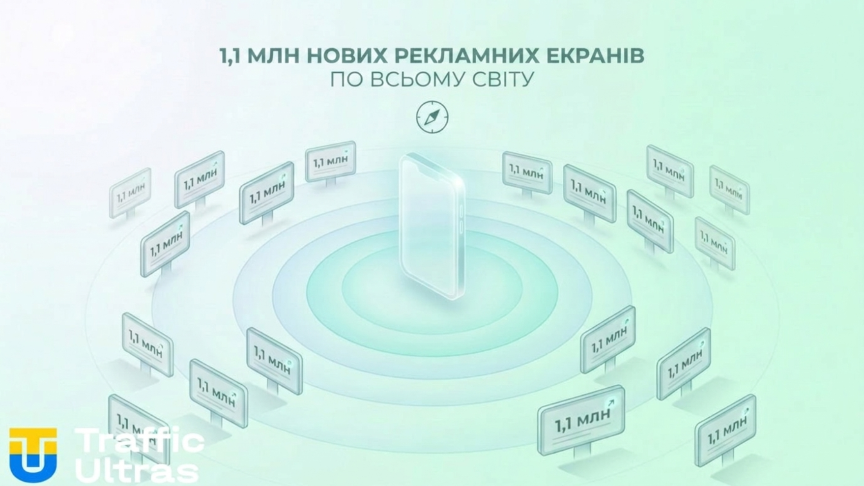 Інфографіка розширення TikTok у мережу Vistar Media.