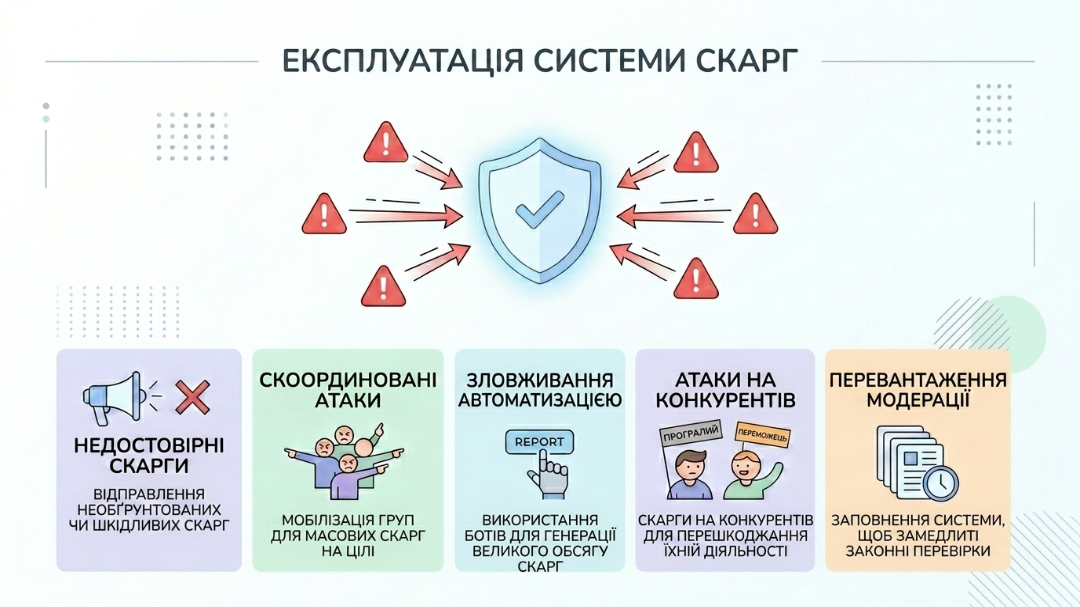 Уразливість системи скарг Instagram для атак конкурентів.