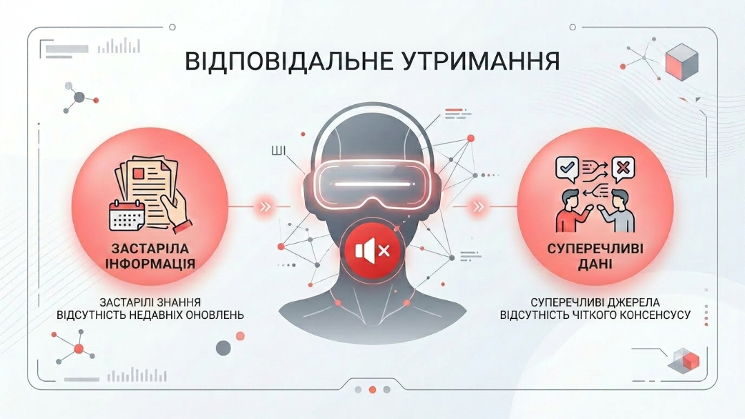 Візуалізація відмови ШІ Bing генерувати відповідь