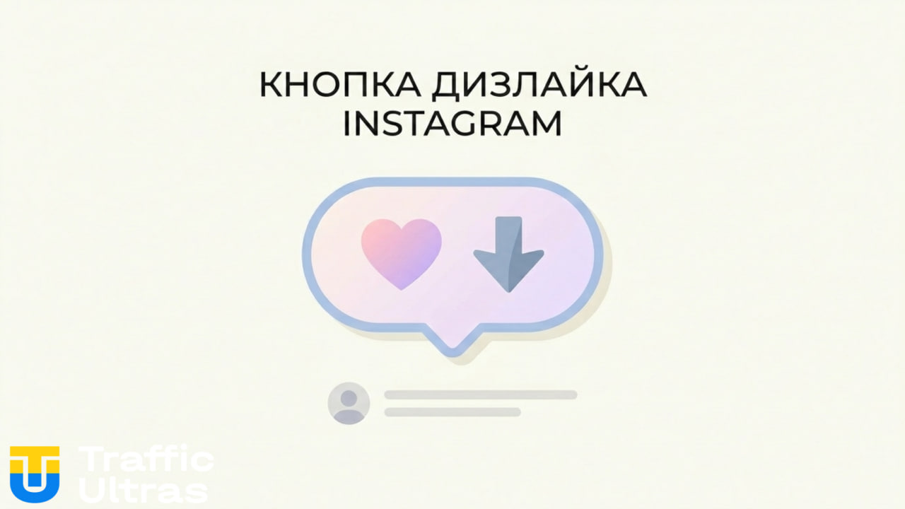 Интерфейс кнопки дизлайка в комментариях Instagram
