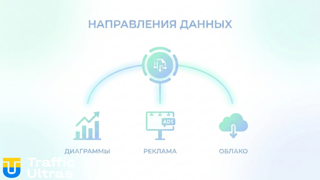  Инфографика распределения потоков данных через GTM Destinations
