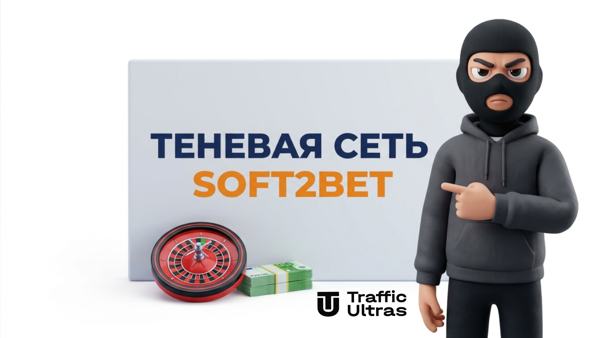 3D-иллюстрация: теневая сеть казино Soft2bet принесла 600 млн евро на серых офферах
