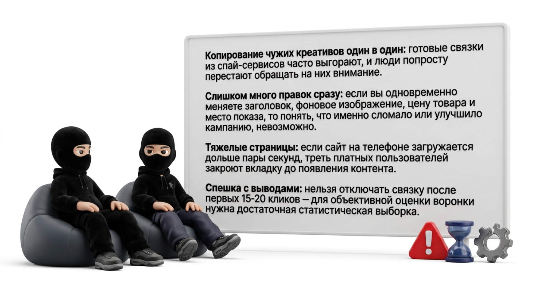 Маскоты анализируют частые ошибки в арбитраже трафика на бигборде