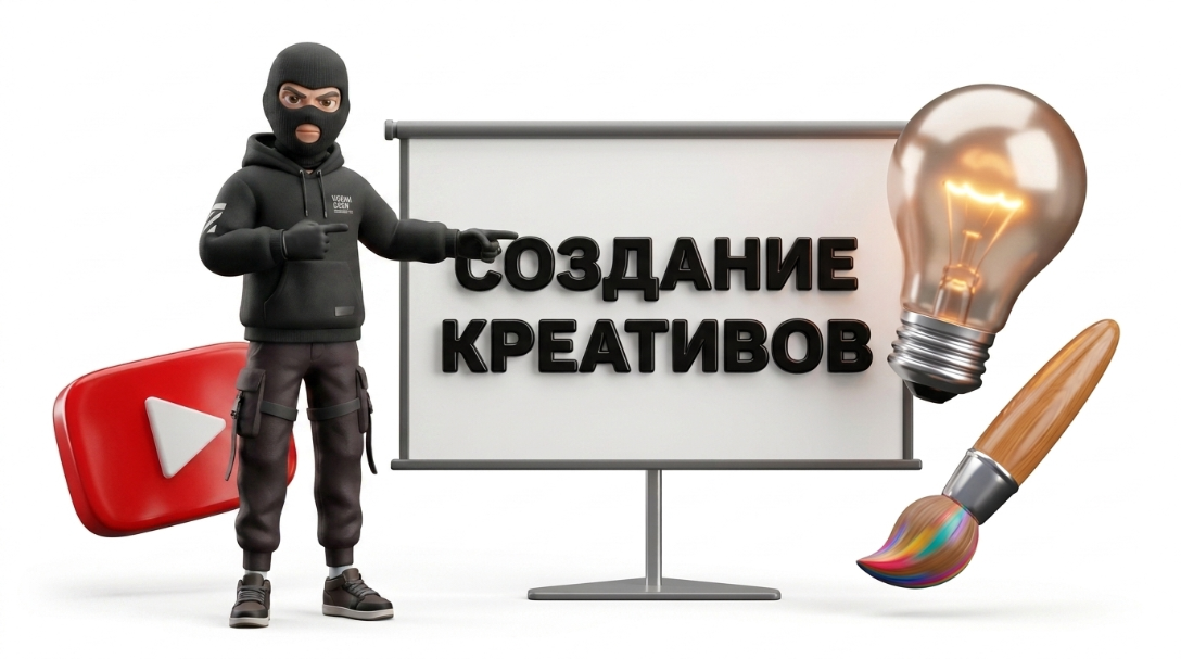 создание креативов для арбитража трафика, разработка рекламных баннеров и видео