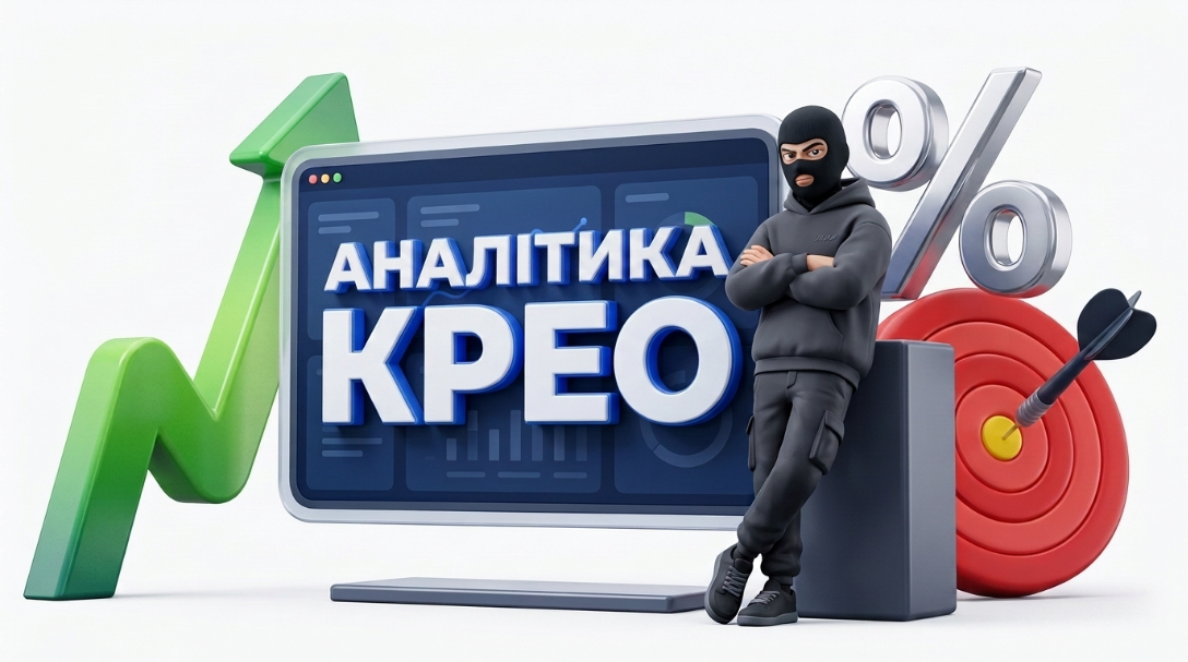 аналітика креативів в арбітражі трафіку, метрики CTR і CR, тестування звʼязок