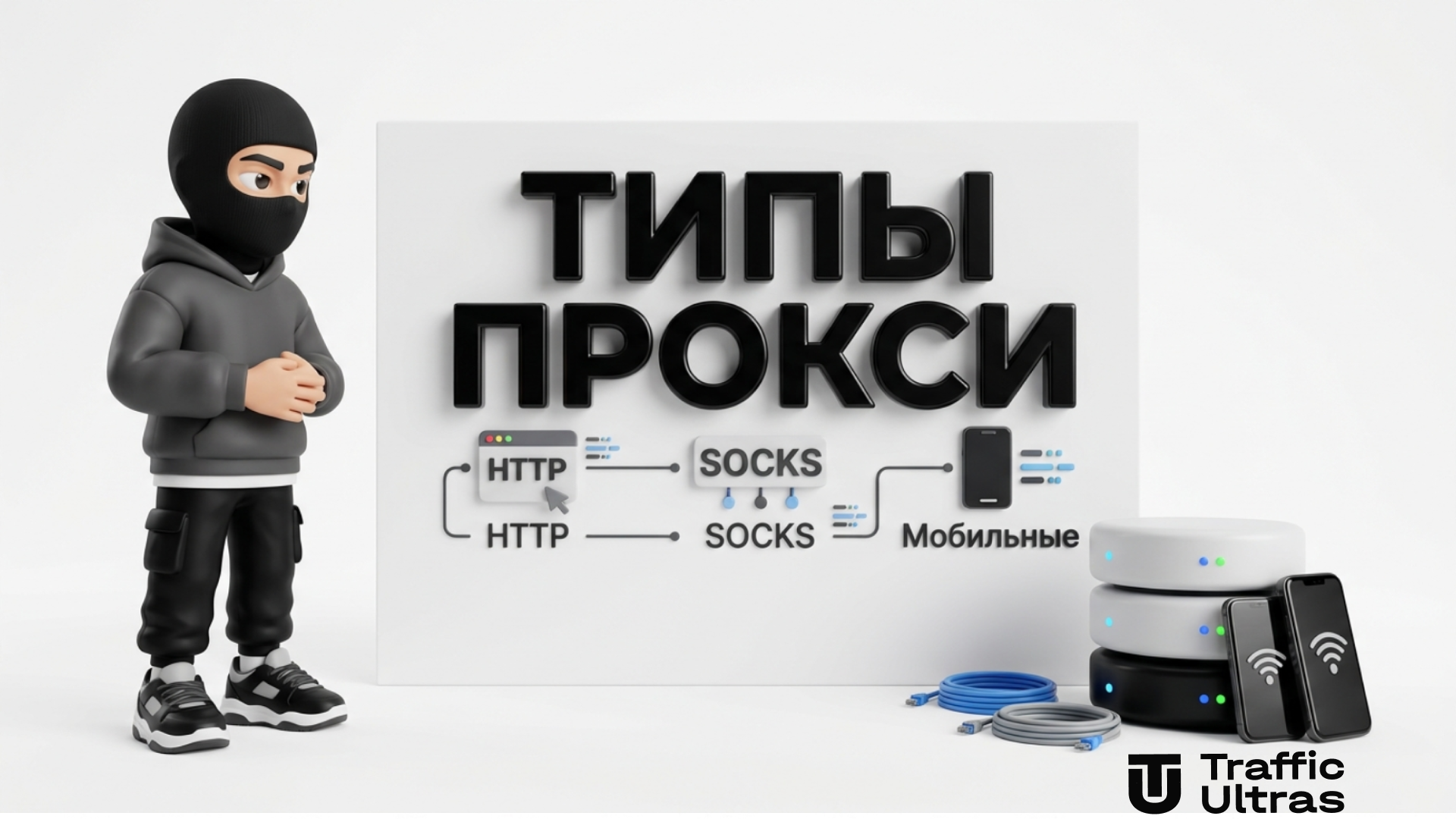 Сравнение мобильных, резидентских и серверных прокси для арбитража трафика в антидетект-браузере