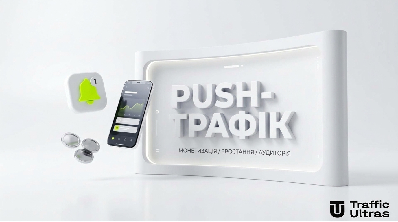 Механіка работы push-повідомлень та класичних пушів в арбітражі трафіку