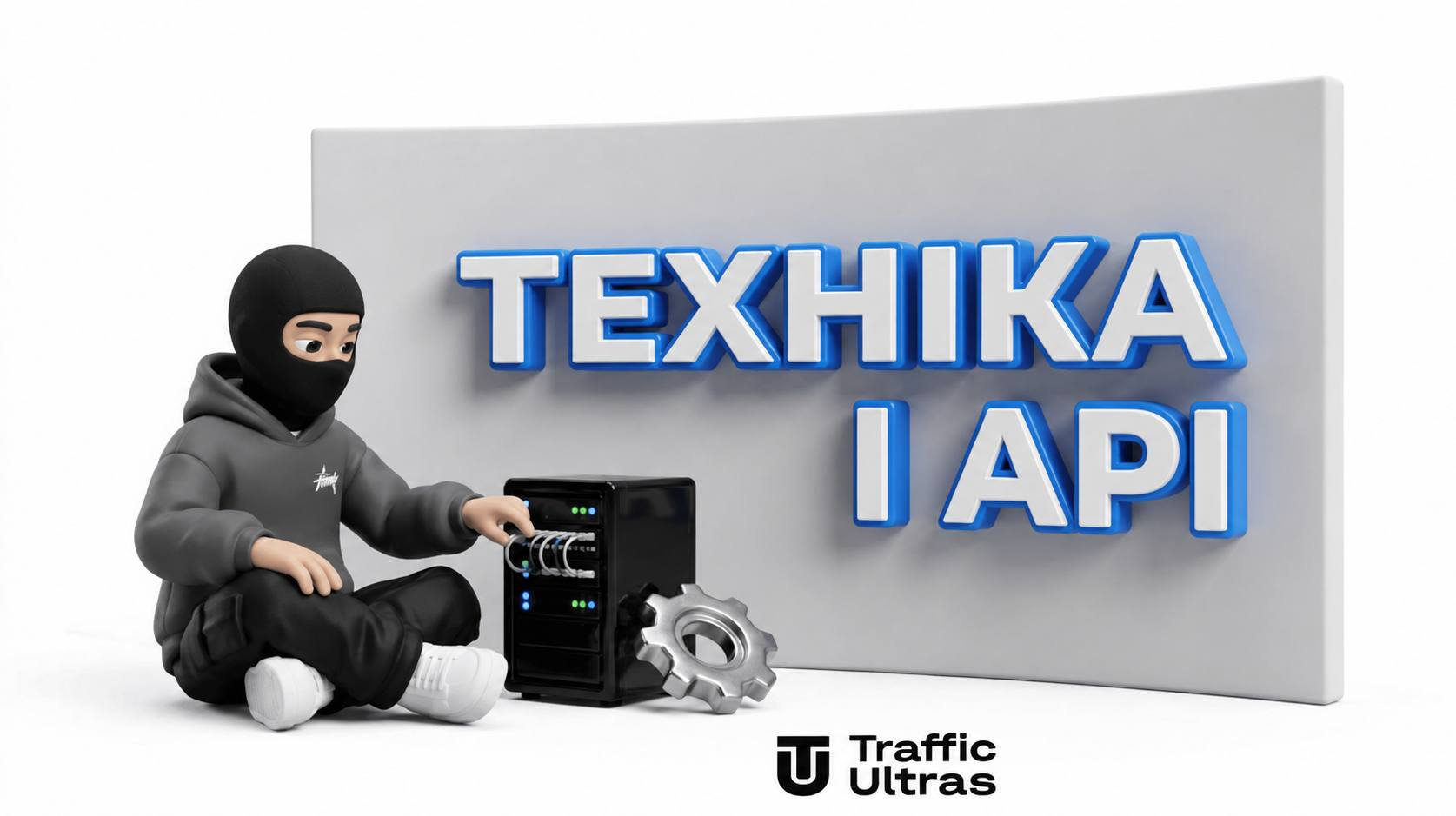 3D ілюстрація технічне налаштування арбітраж трафіку API інтеграція сервера
