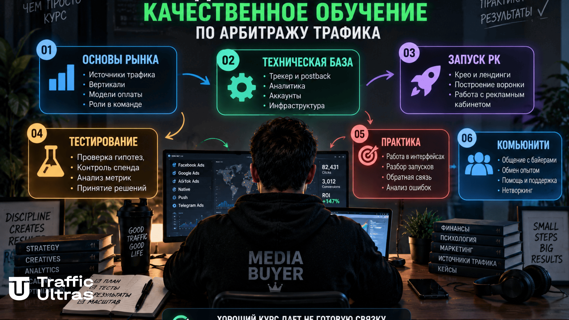 Что должно включать качественное обучение арбитражу трафика
