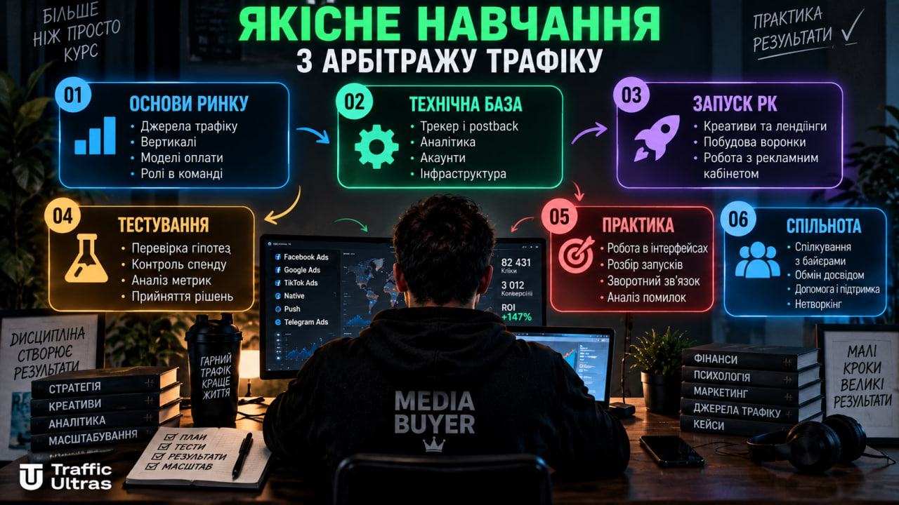 Що має включати якісне навчання з арбітражу трафіку: від основ ринку до практики