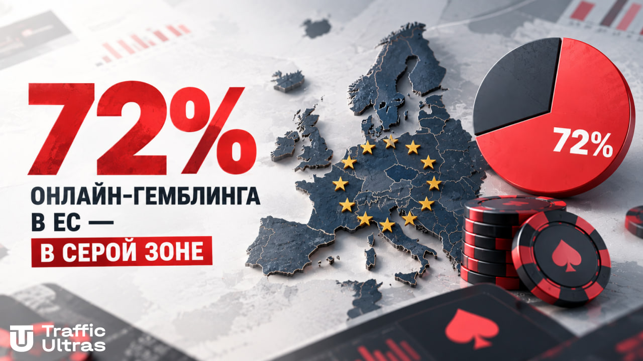 72% онлайн-гемблинга в ЕС приходится на нерегулируемый рынок — исследование GCI