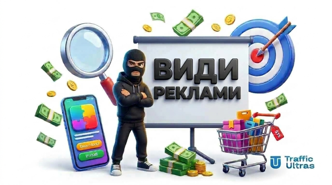 Види реклами в Google Ads і типи рекламних кампаній