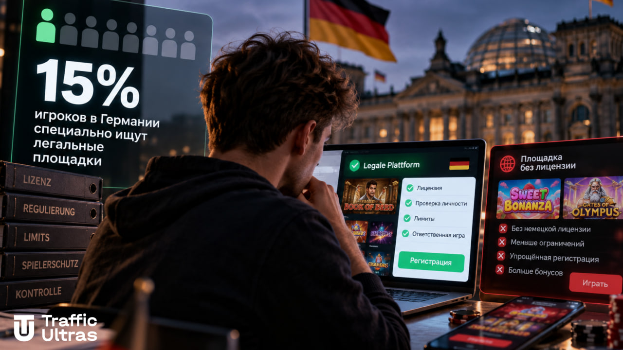 Только 15% игроков в Германии специально ищут легальные iGaming-площадки