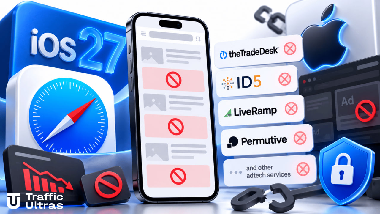Safari 27 блокує adtech-домени та порушує доставку реклами й трекінг на iOS