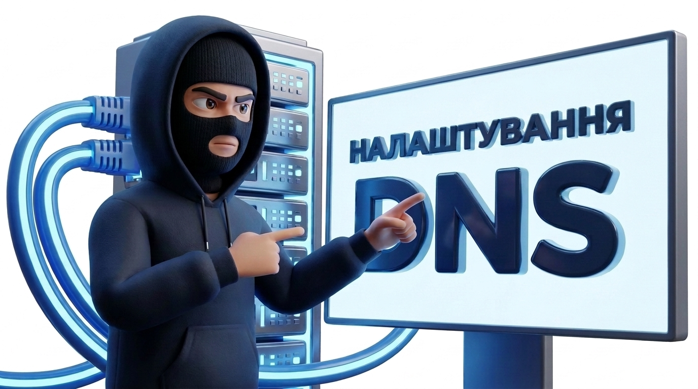 Налаштування DNS записів для прив'язки домену до партнерської мережі