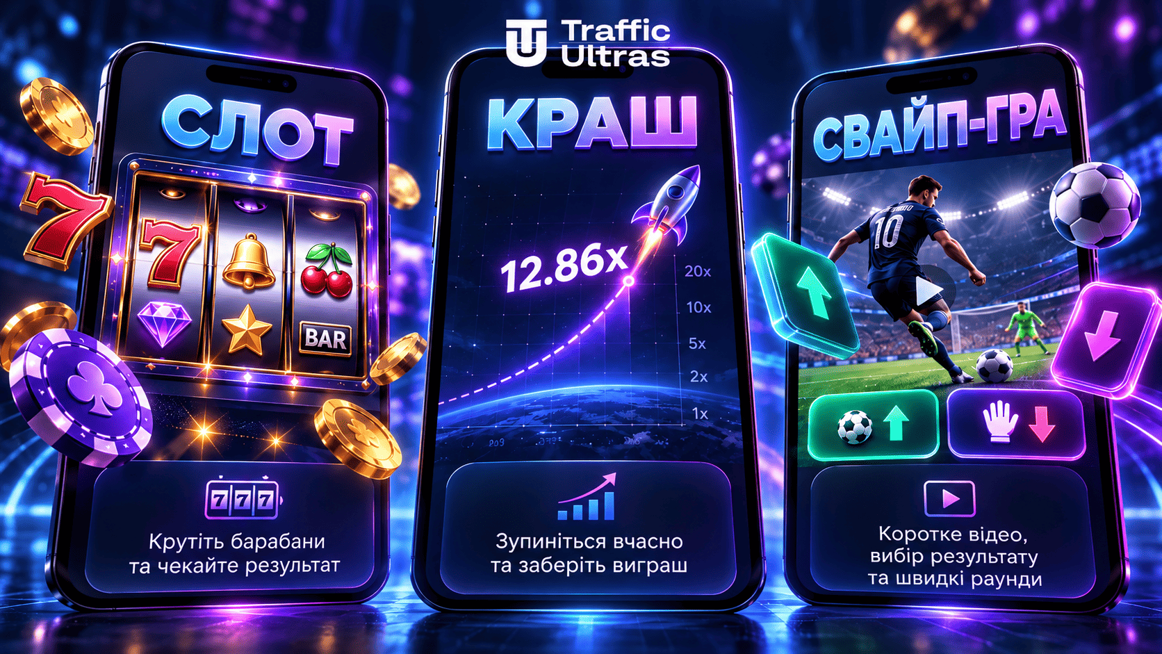 Перехід від рекламного креативу до swipe-гри без зайвих кроків
