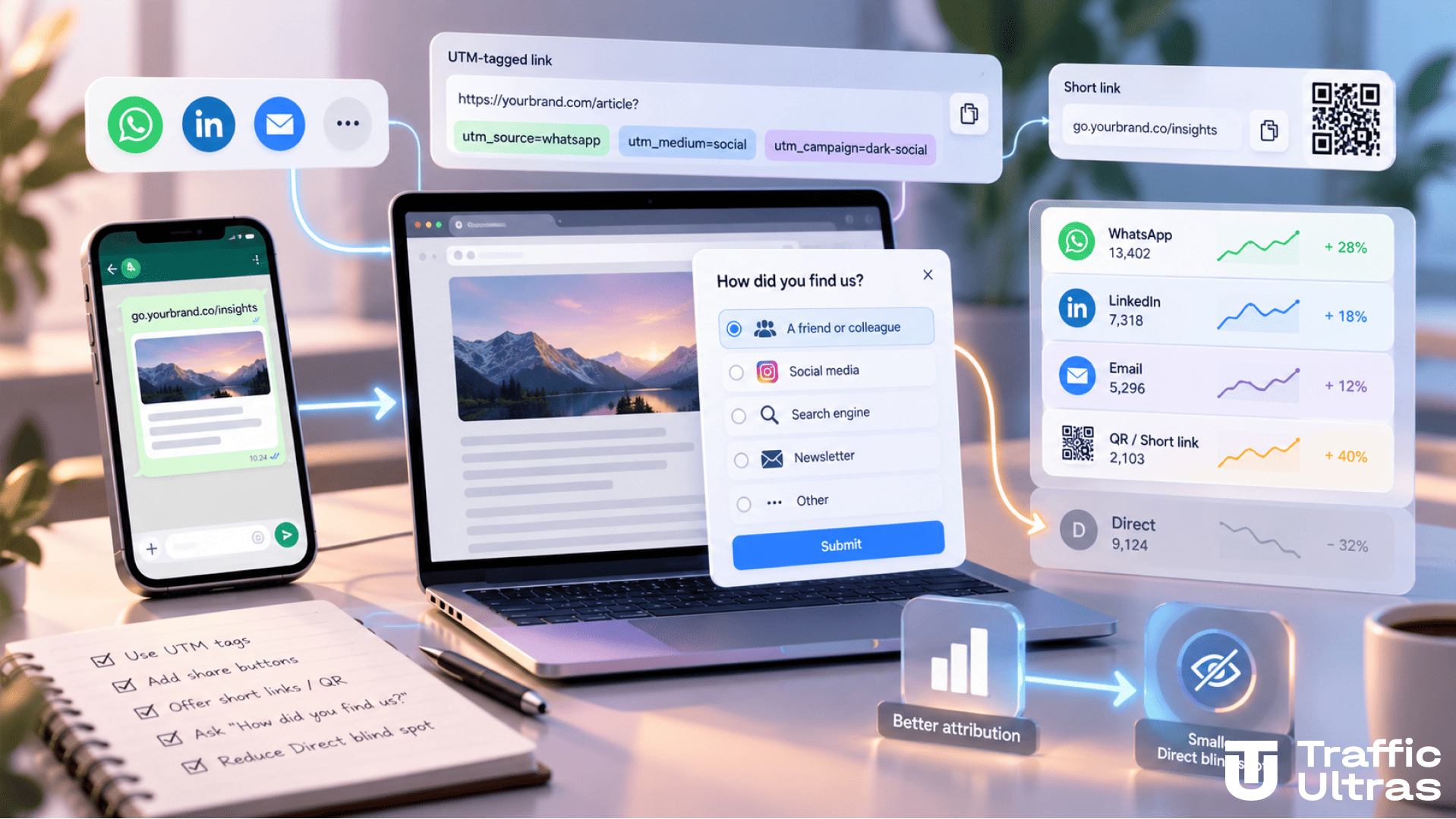 Как уменьшить долю неизвестного Direct-трафика с помощью UTM и коротких ссылок