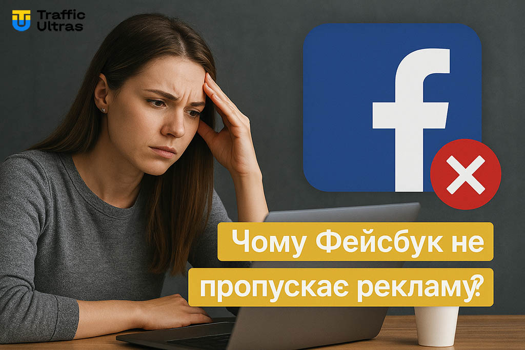 Таргетована реклама ФБ також чомусь Фейсбук блокує рекламу і не схвалює.