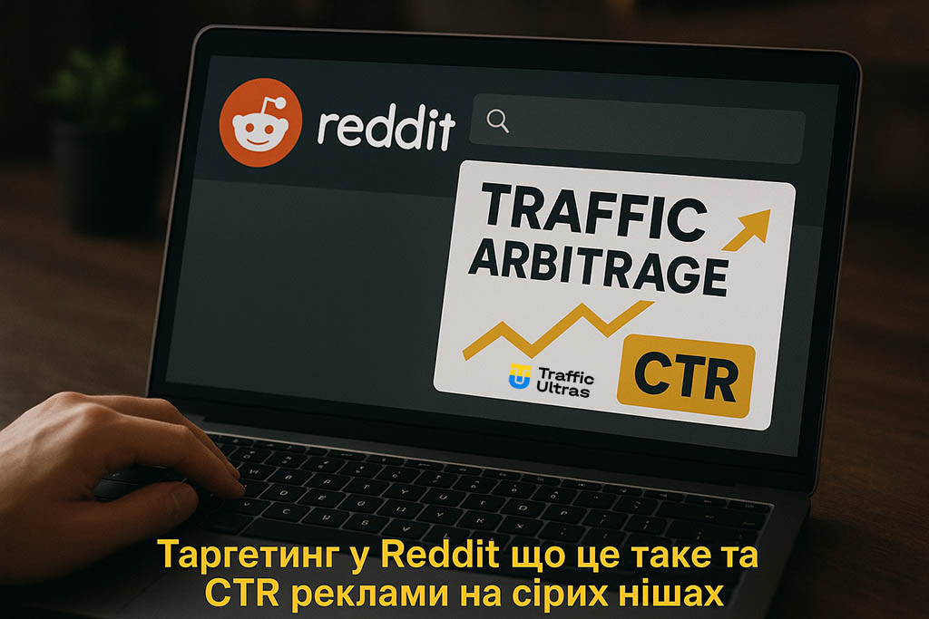Арбітраж трафіку Reddit просування офферів у сірій ніші.