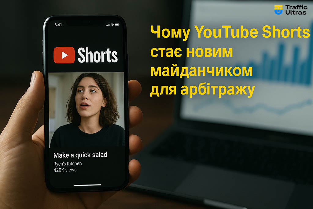 Арбітраж трафіку YouTube Shorts, ми підкажемо, як просунути Ютуб Шортс.