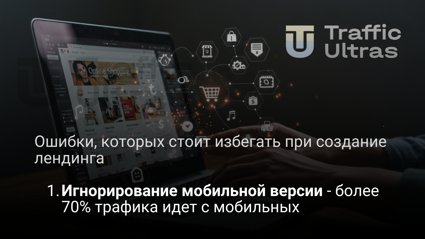 Главные ошибки при создании лендинга, которые стоит избегать