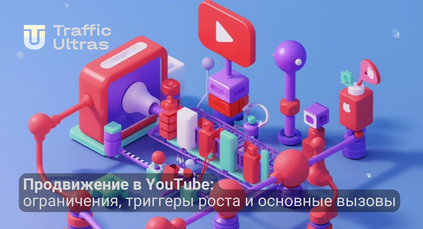 Продвижение в YouTube: ограничения, триггеры роста и основные вызовы