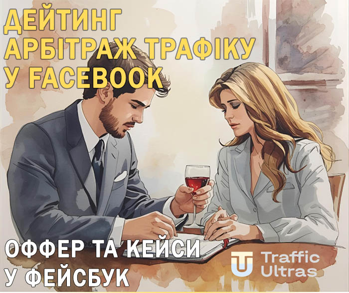 Дейтинг оффер в арбітражі трафіку та креатив у Фейсбук – більше у кейсі на нашому ресурсі.