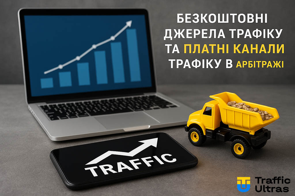 Безкоштовні джерела трафіку для арбітражу та платний пошуковий трафік, порівняння – на сайті!