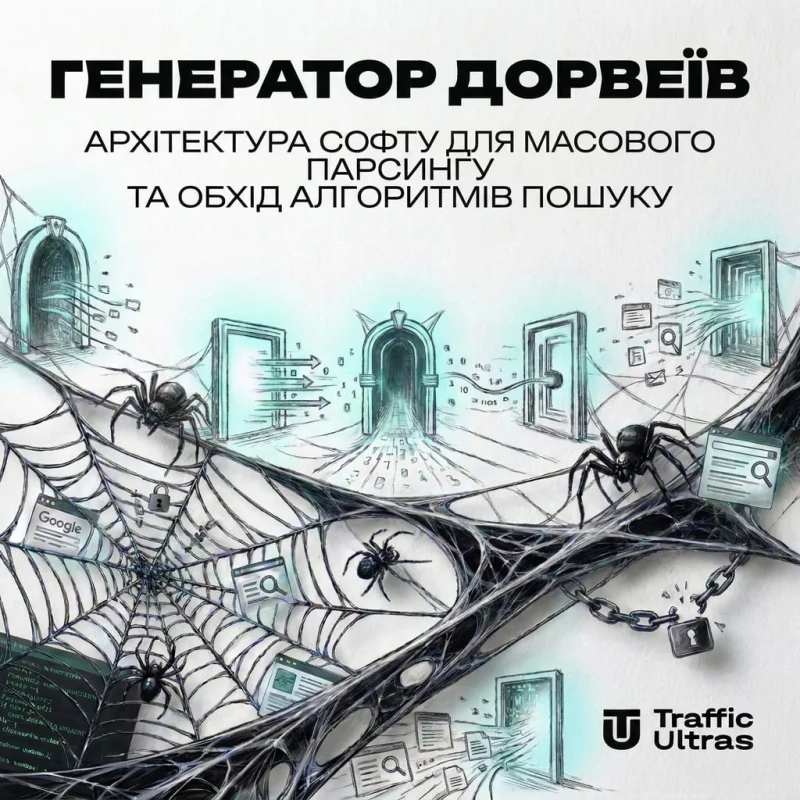 Генератор дорвеїв: архітектура софту для масового парсингу та обхід алгоритмів пошуку