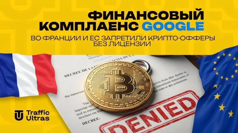 Финансовый комплаенс Google: во Франции и ЕС запретили крипто-офферы без лицензии