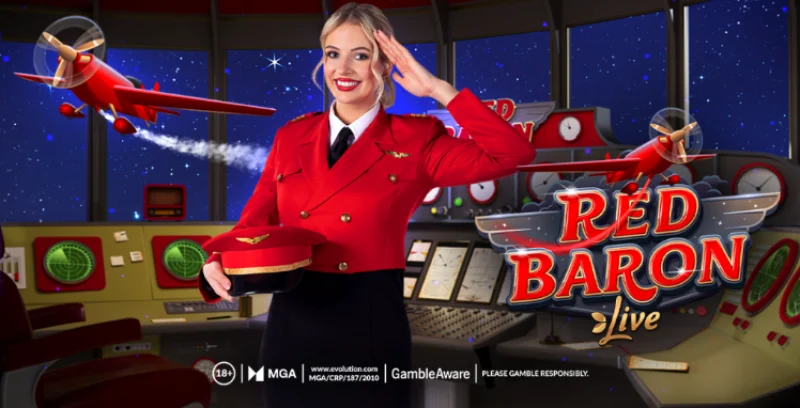 Red Baron от Evolution — новая краш-игра с множителем до 20 000x