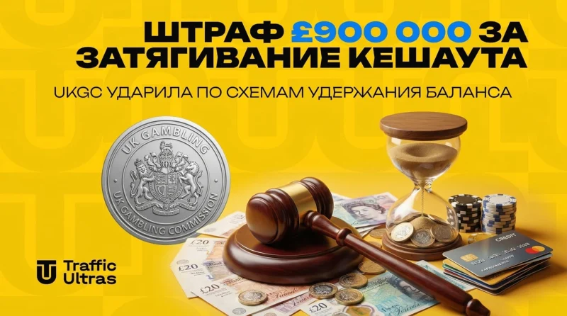 Штраф £900 000 за затягивание кешаута: UKGC ударила по схемам удержания баланса