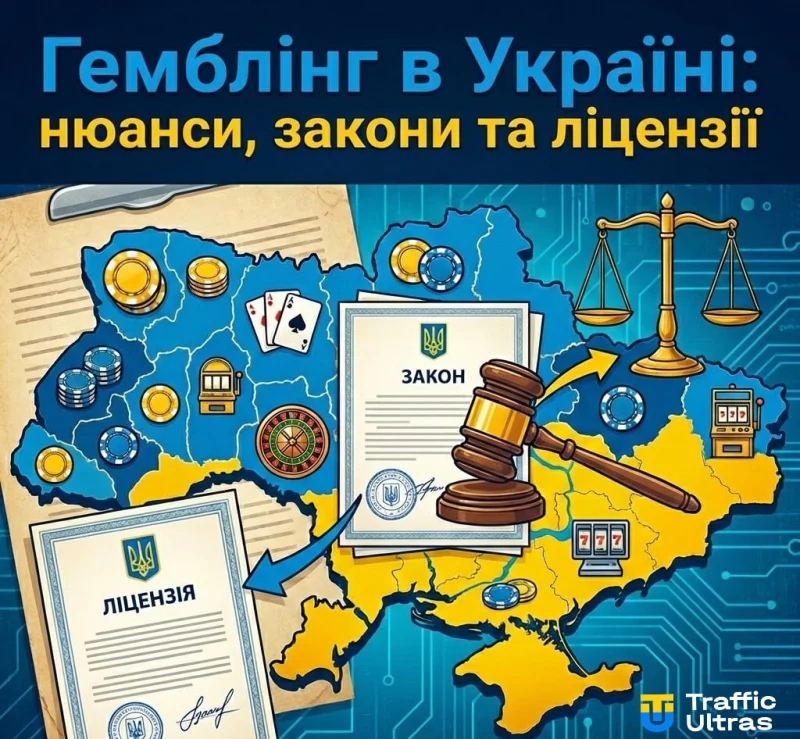 Гемблінг в Україні 2025–2026: закони, ліцензії та цифровий контроль операторів