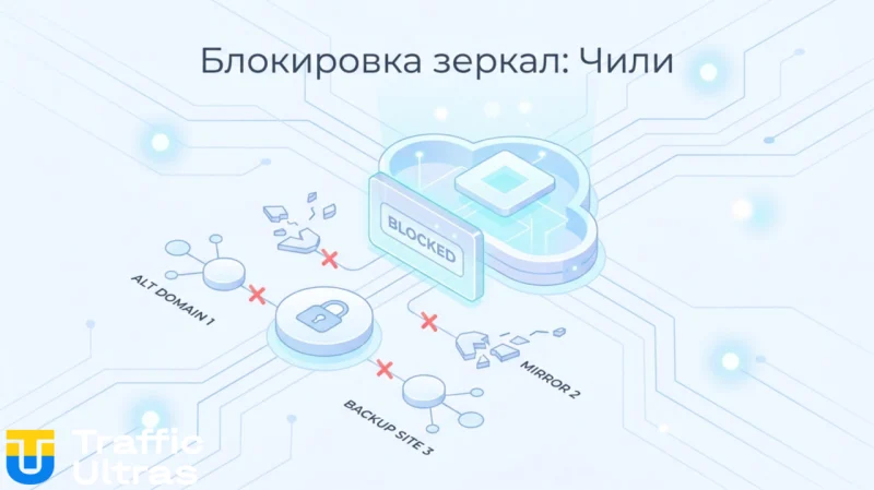 Блокировка зеркал гемблинг-платформ провайдерами в Чили