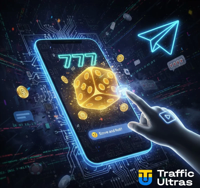 Інтерфейс Telegram з анімацією Emoji Stake: ставки через емодзі та внутрішня валюта Stars