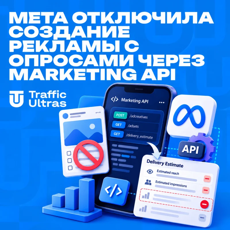 Meta отключила создание рекламы с опросами через Marketing API: что изменилось с 27 октября