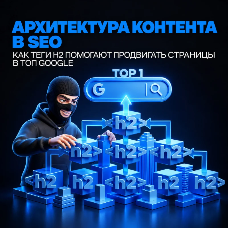 Архитектура контента в SEO: как теги H2 помогают продвигать страницы в топ Google