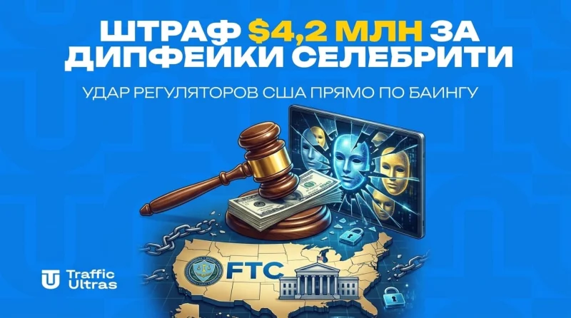 Штраф $4,2 млн за дипфейки селебрити: удар регуляторов США прямо по баингу